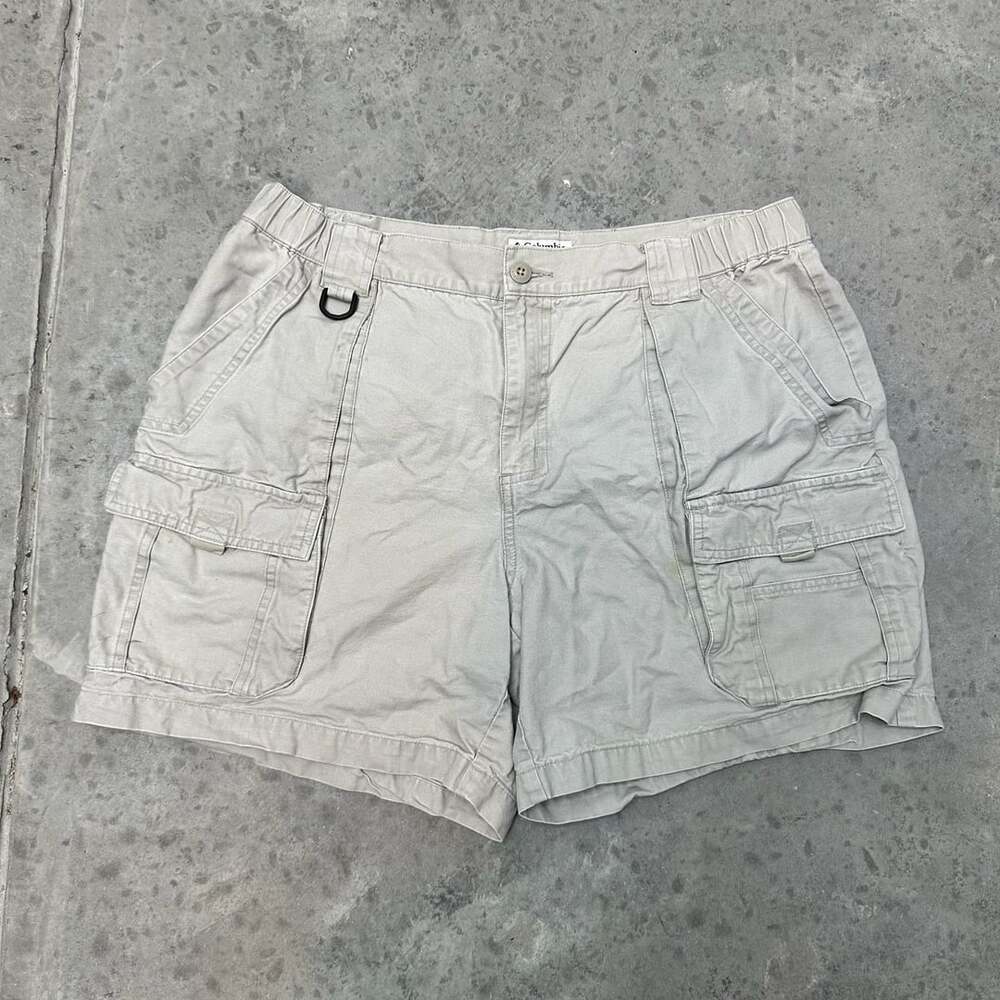 Columbia Men's Hiking Shorts Beige - Large